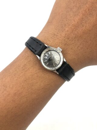 CITIZEN 21 JEWELS GREY SUNBURST DIAL NO DATE VINTAGE LADIES WATCH JAPAN