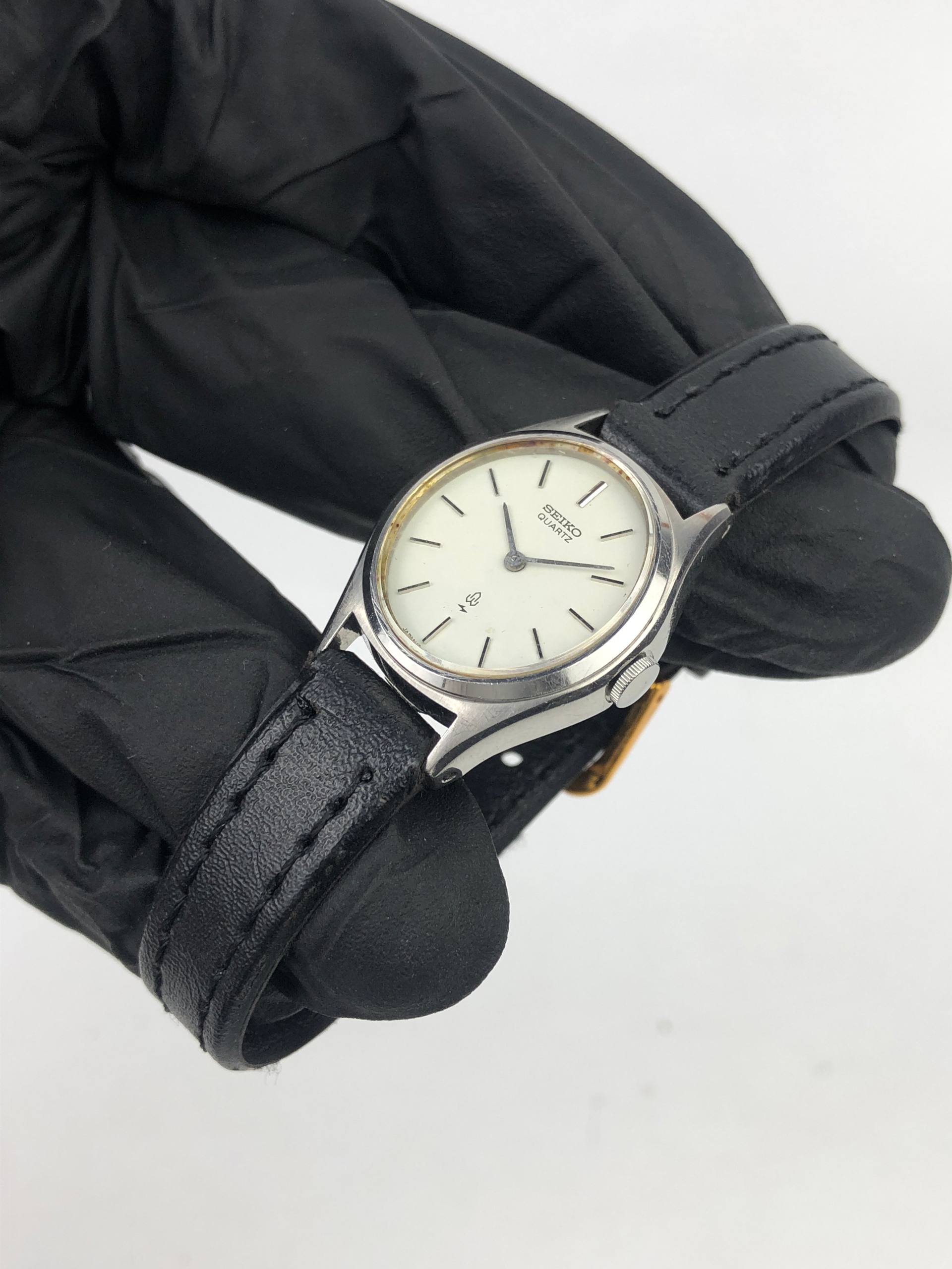 SEIKO QUARTZ 16-5340 CREAM DIAL VINTAGE LADIES JAPAN WATCH - Gambar 3