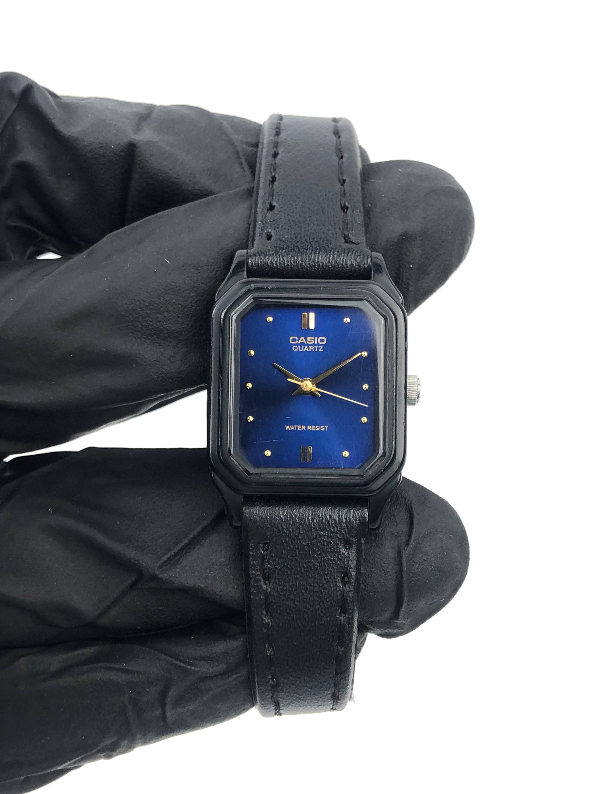 CASIO LQ-142 BLUE SUNBURST DIAL QUARTZ WATER RESIST ORIGINAL JAPAN WATCH - Gambar 2