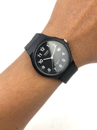 CASIO MW-59 50M BLACK RUBBER STRAP