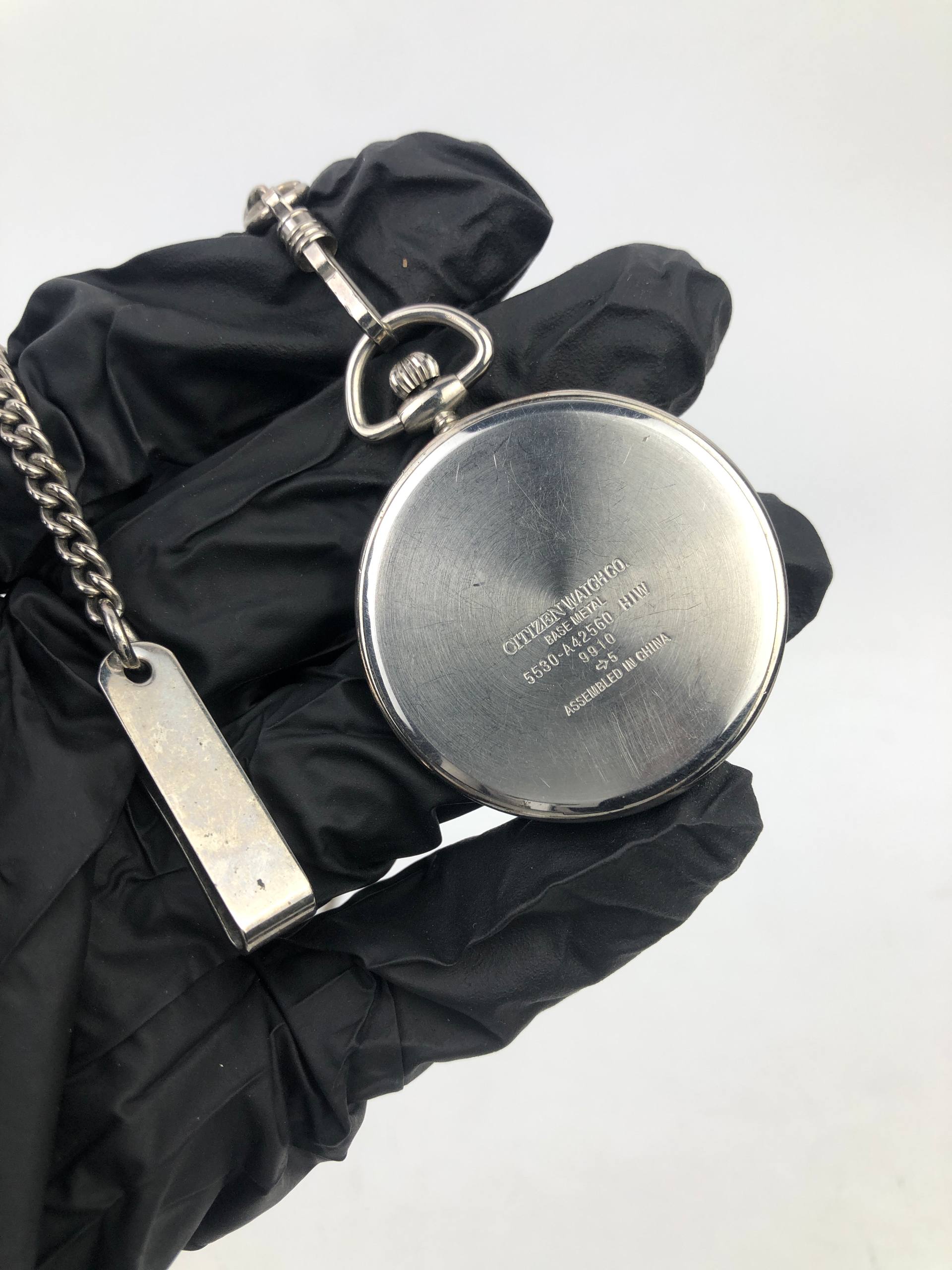 CITIZEN FREE WAY 5530-A42560 POCKET WATCH - Gambar 8
