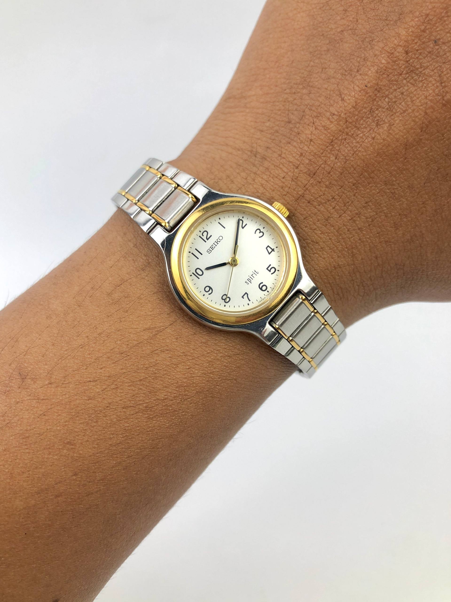 SEIKO SPIRIT QUARTZ LADIES TWOTONE