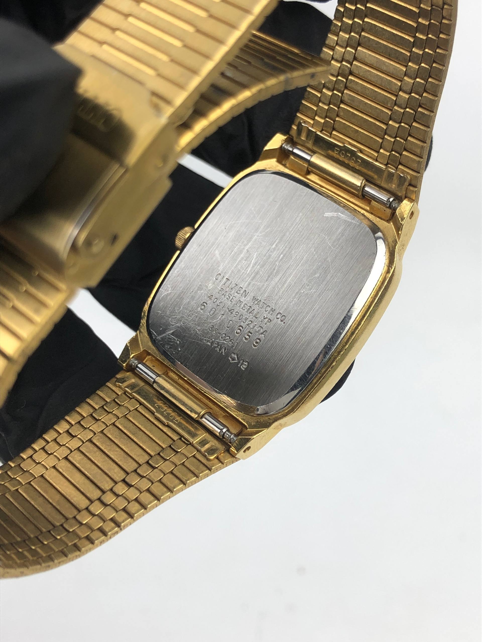 CITIZEN LINEN TV CASE INTEGRATED BRACELET QUARTZ - Gambar 8