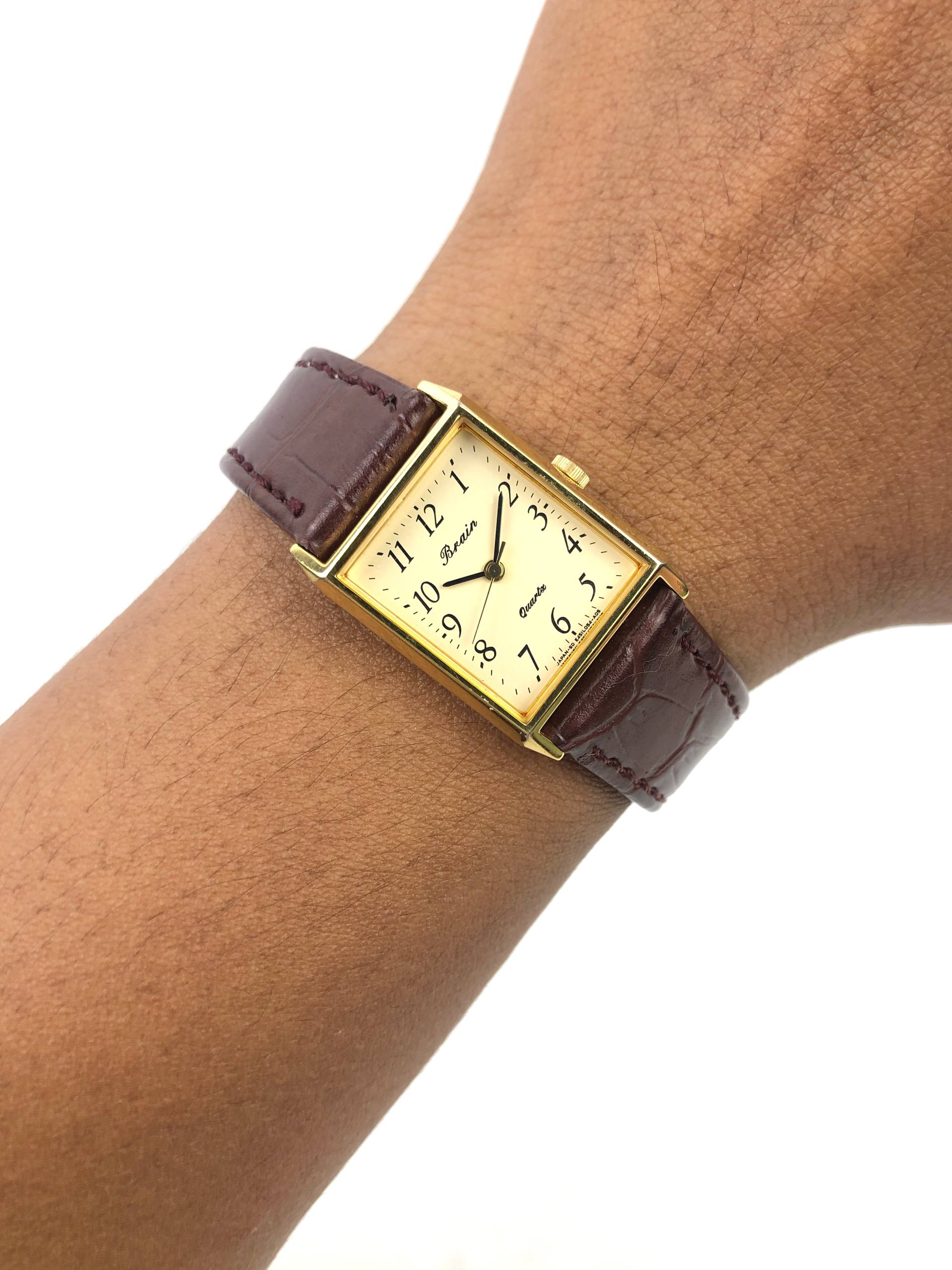 ORIENT TANK CASE ARABIC DIAL CASUAL STRAP