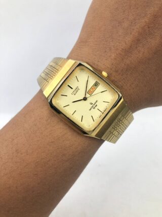 CITIZEN TV CASE DAYDATE INTEGRATED BRACELET QUARTZ