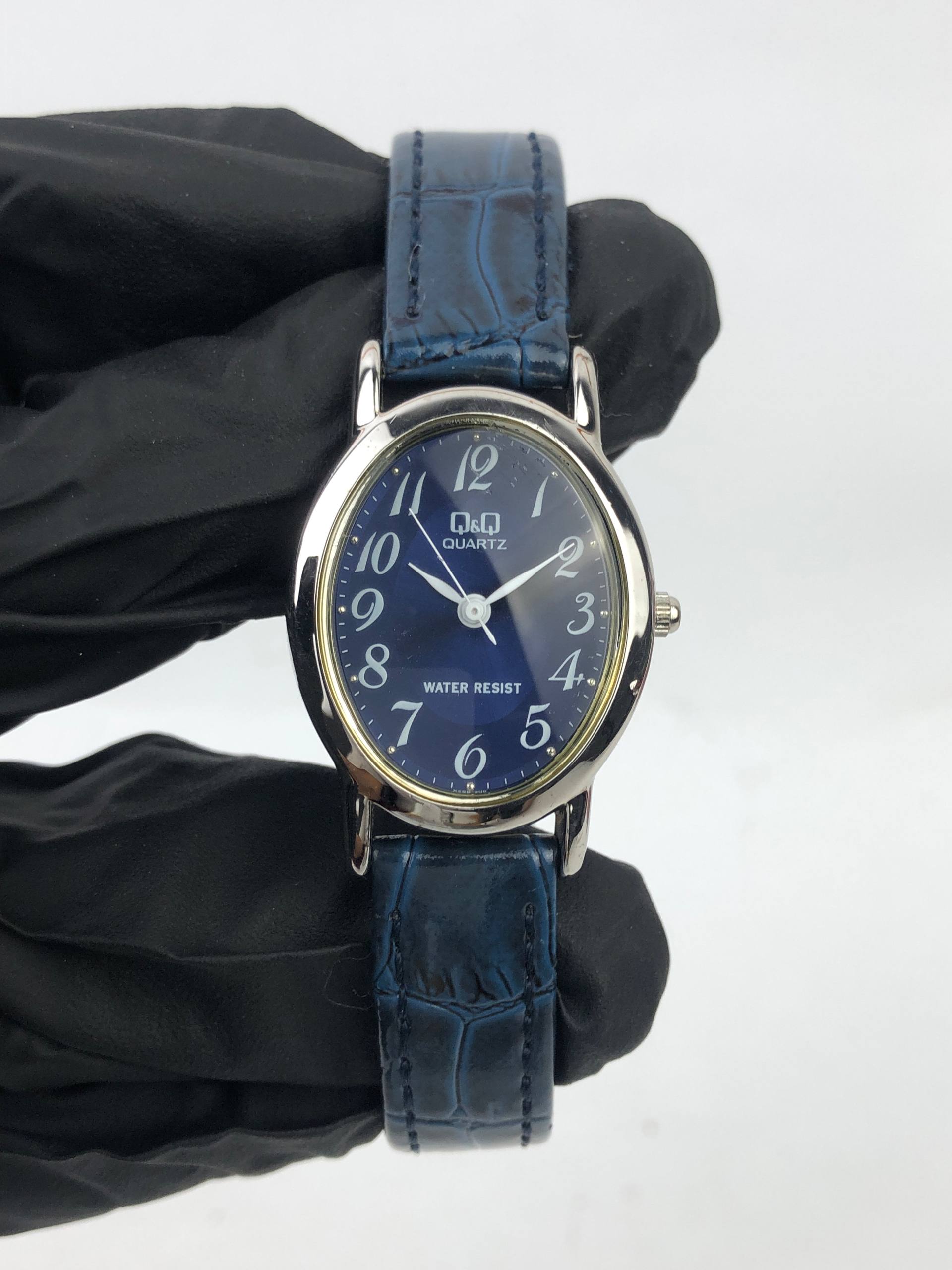 Q&Q NAVY DIAL OVAL CASE - Gambar 2
