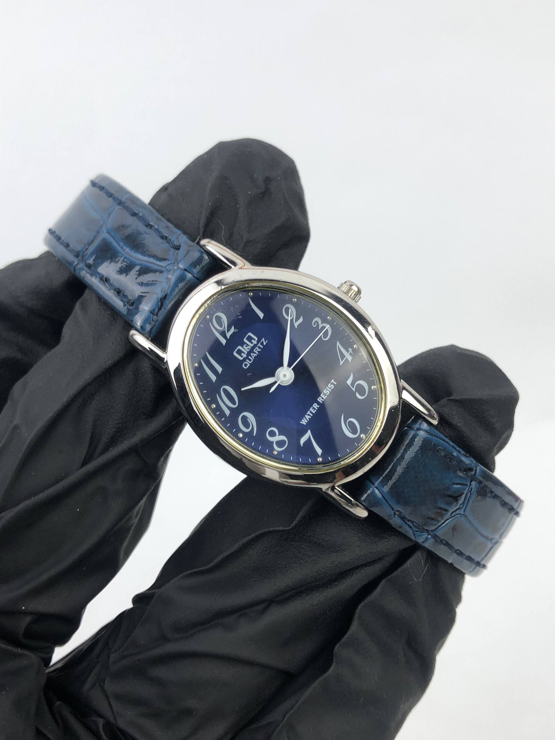 Q&Q NAVY DIAL OVAL CASE - Gambar 4