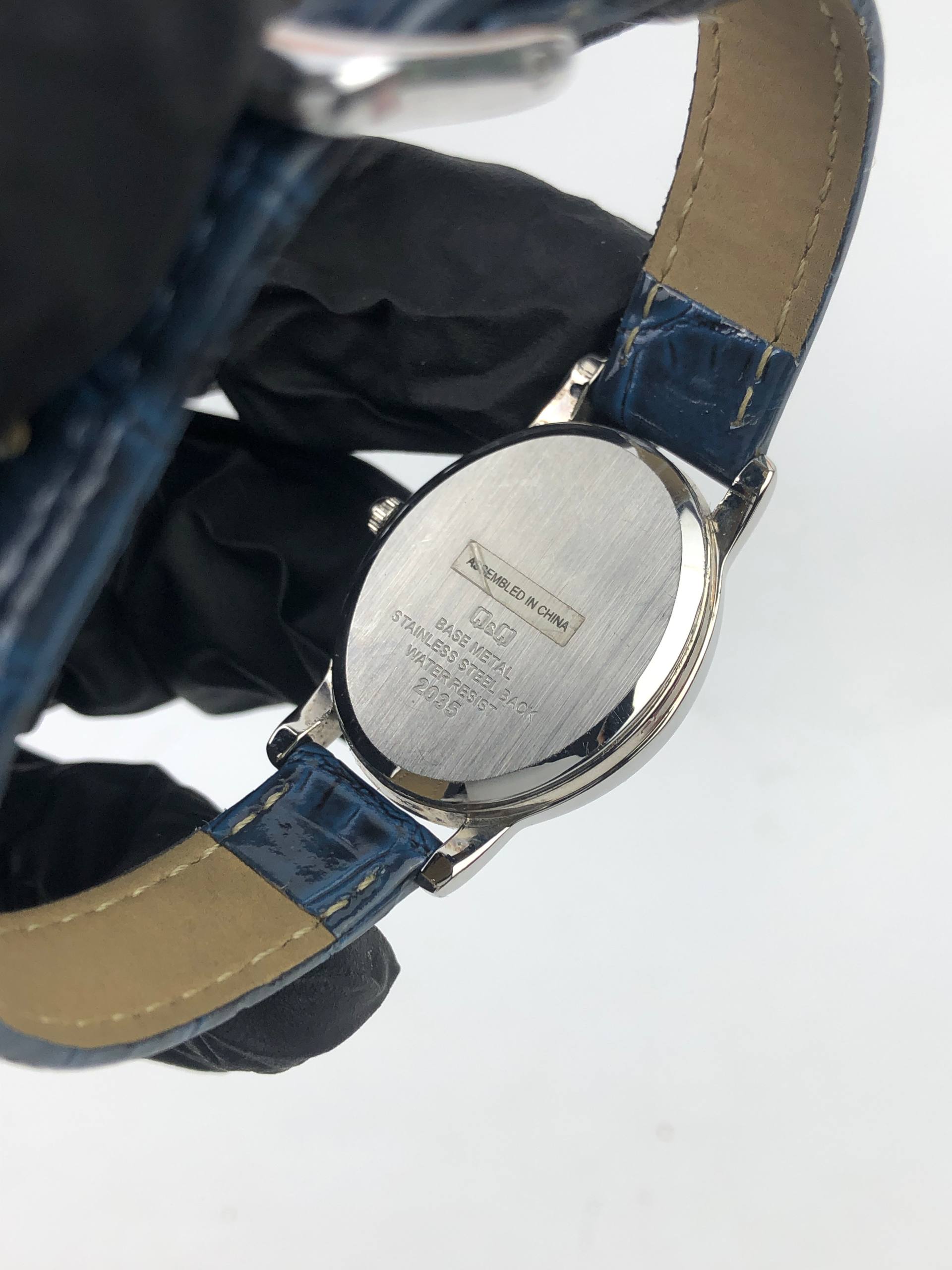 Q&Q NAVY DIAL OVAL CASE - Gambar 7