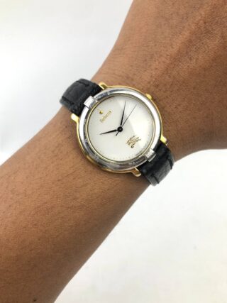 BURBERRYS CLASSIC ROUND BLACK STRAP WHITE DIAL