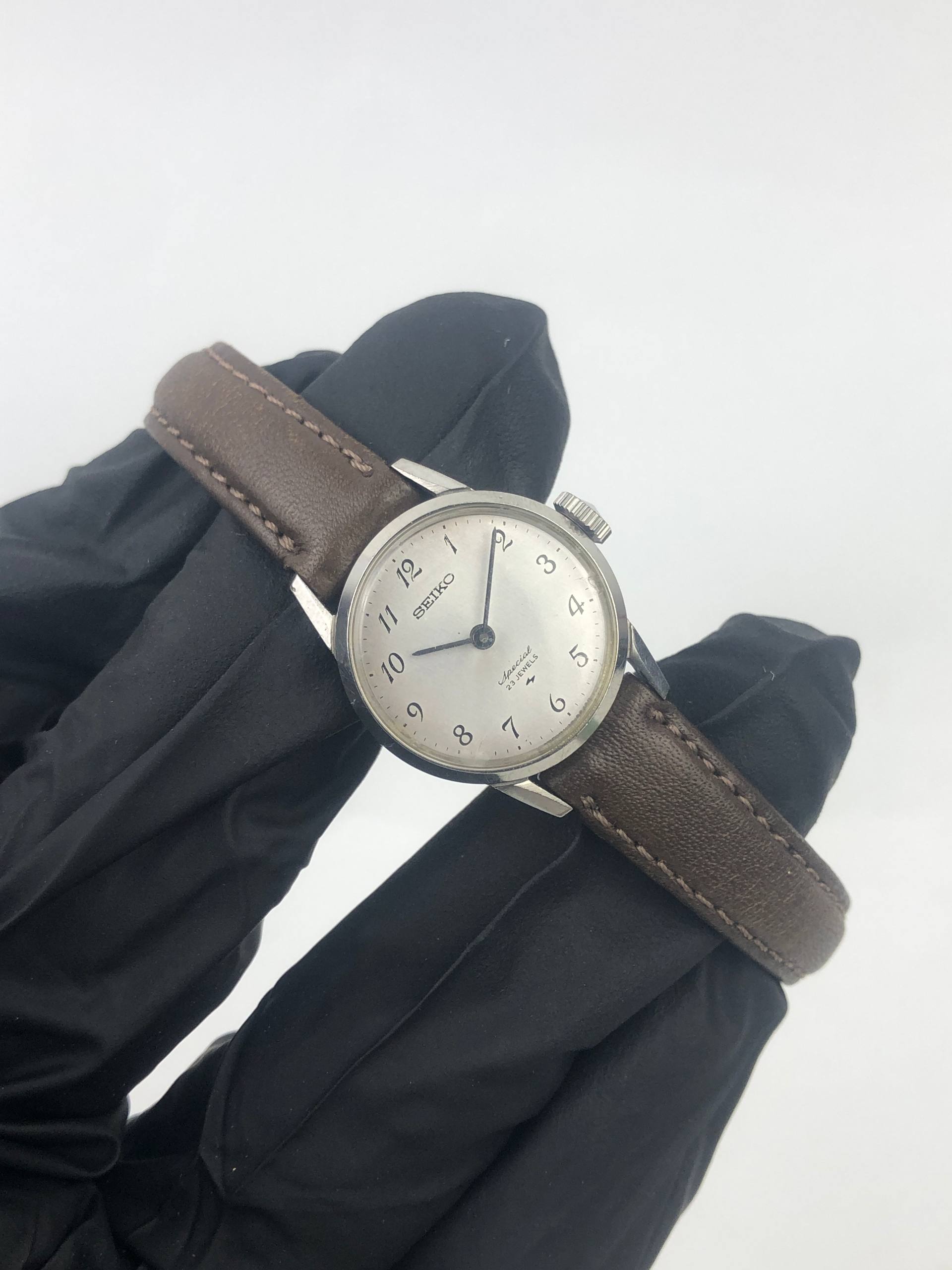 SEIKO SPECIAL 23 JEWELS 1140-0100 MANUAL WIND SILVER - Gambar 4