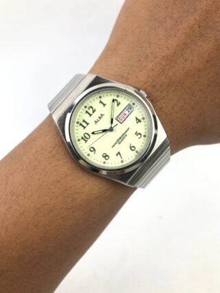 ALBA V743-8020 FULL LUME DIAL DAY DATE JDM