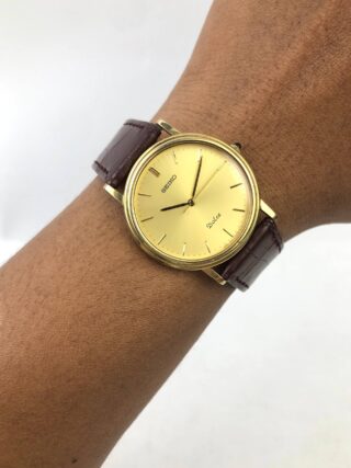 SEIKO DOLCE 5N42-7000 GOLD DIAL JAPAN