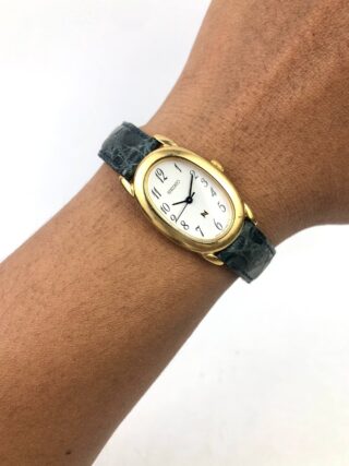 SEIKO ELLIPSE CAL 1F21 GOLD DRESS WHITE DIAL JAPAN LADIES