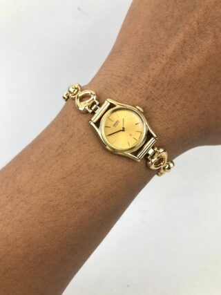 SEIKO 1400-002A JEWELRY BRACELET GOLD LADIES VINTAGE JAPAN