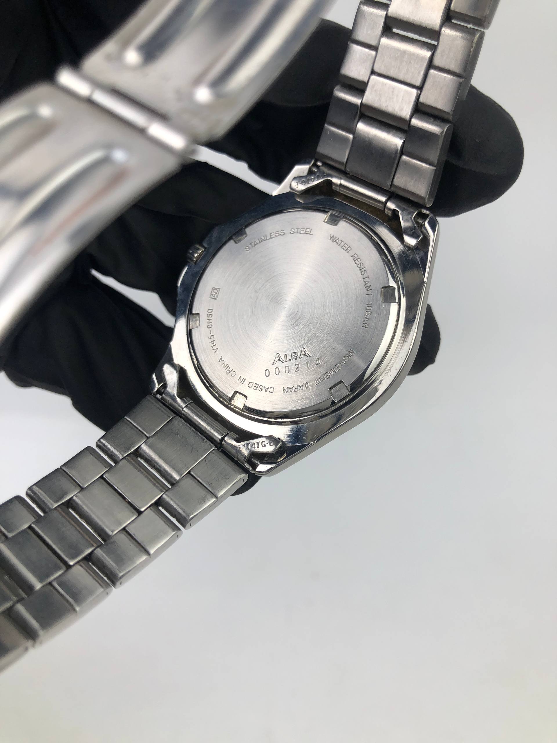 ALBA SOLAR V145-0H50 BLACK SUNBURST 100M ORIGINAL JAPAN - Gambar 9