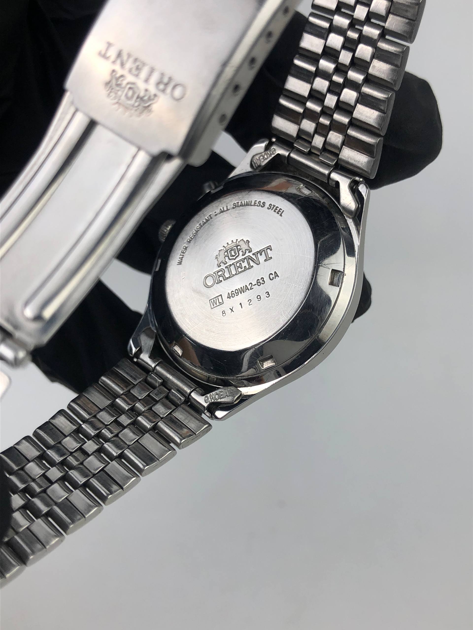ORIENT CRYSTAL 21 JEWELS BLACK DIAL DAY DATE - Gambar 8