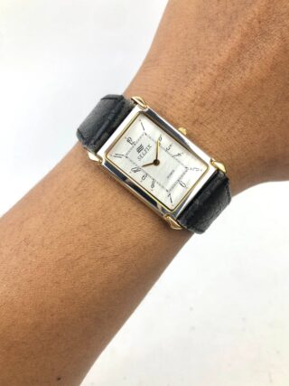 SEELUX TANK CASE MOTHER OF PEARL DIAL VINTAGE DRESS WATCH