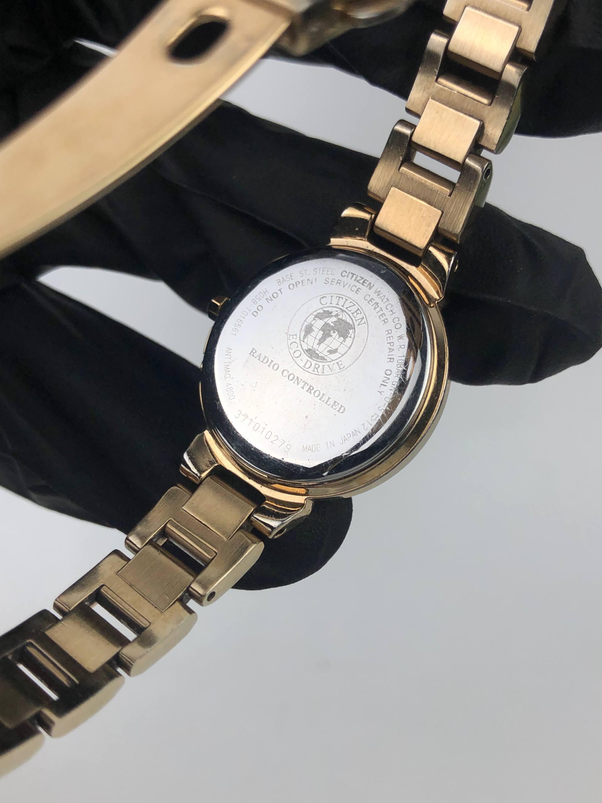 BEAUTIFUL CITIZEN XC GOLD TONE ECODRIVE - Gambar 7