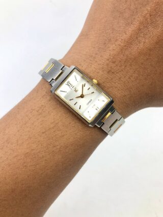 CITIZEN XC 5930-H07863 QUARTZ JDM LADIES SILVER DIAL ORIGINAL JAPAN