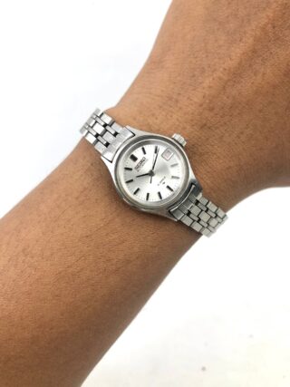 SEIKO AUTOMATIC 2205-0040 17 JEWELS LADIES SILVER DIAL ORIGINAL JAPAN