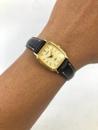 CITIZEN EXCEED 2730-298005 Y GOLD DRESS WATCH QUARTZ ORIGINAL JAPAN