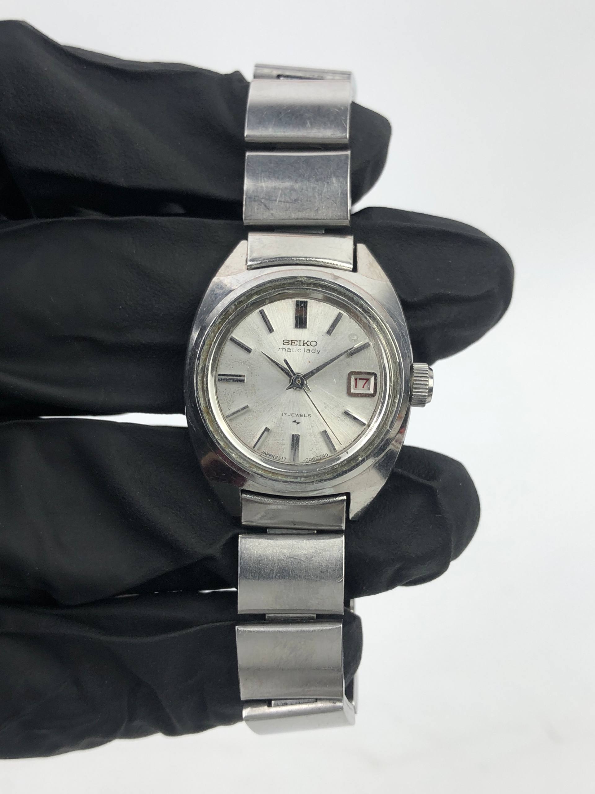 SEIKO MATIC LADY 2517-0211 AUTOMATIC 1960S JAPAN ALL ORIGINAL - Gambar 2