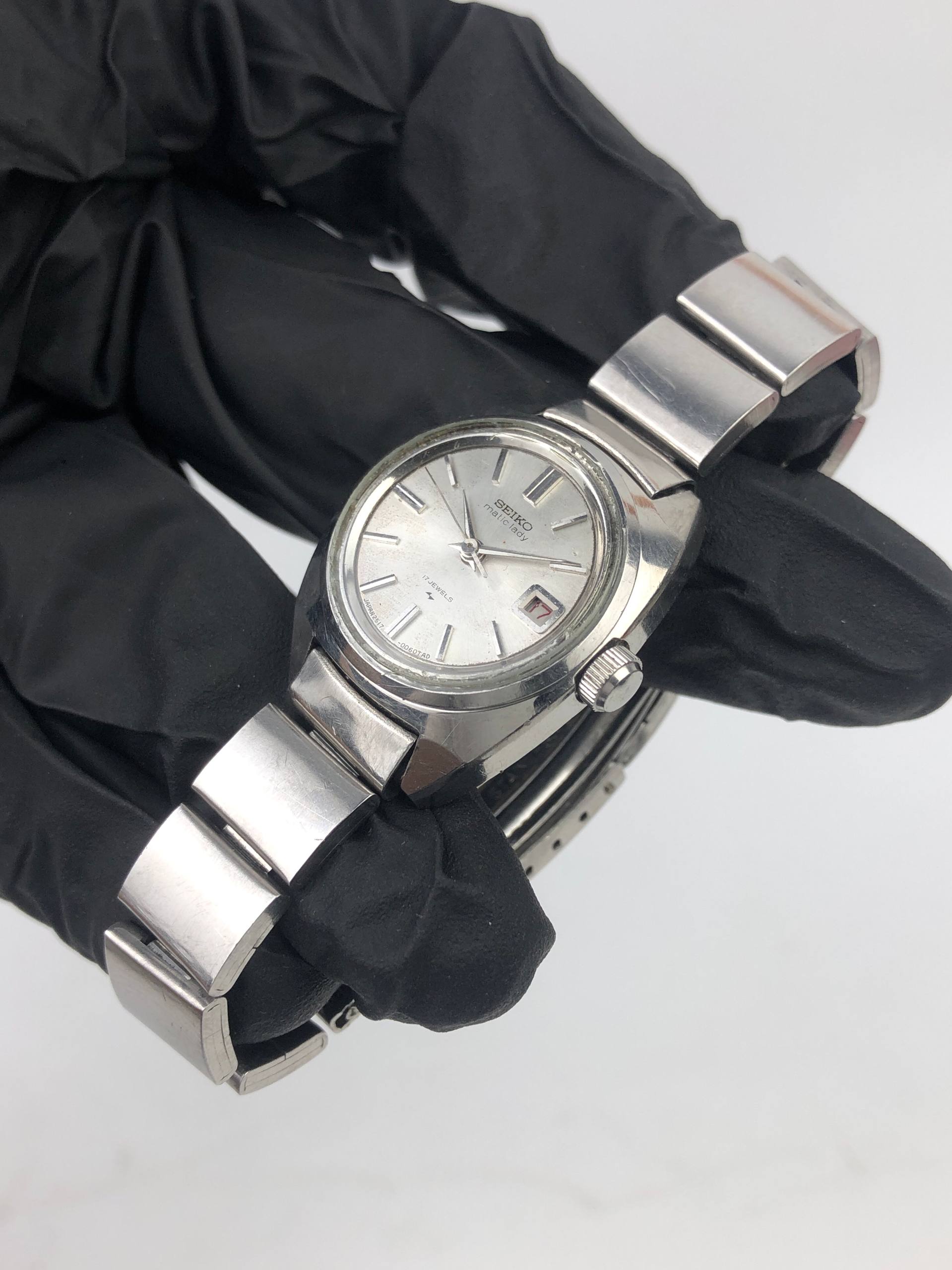 SEIKO MATIC LADY 2517-0211 AUTOMATIC 1960S JAPAN ALL ORIGINAL - Gambar 3