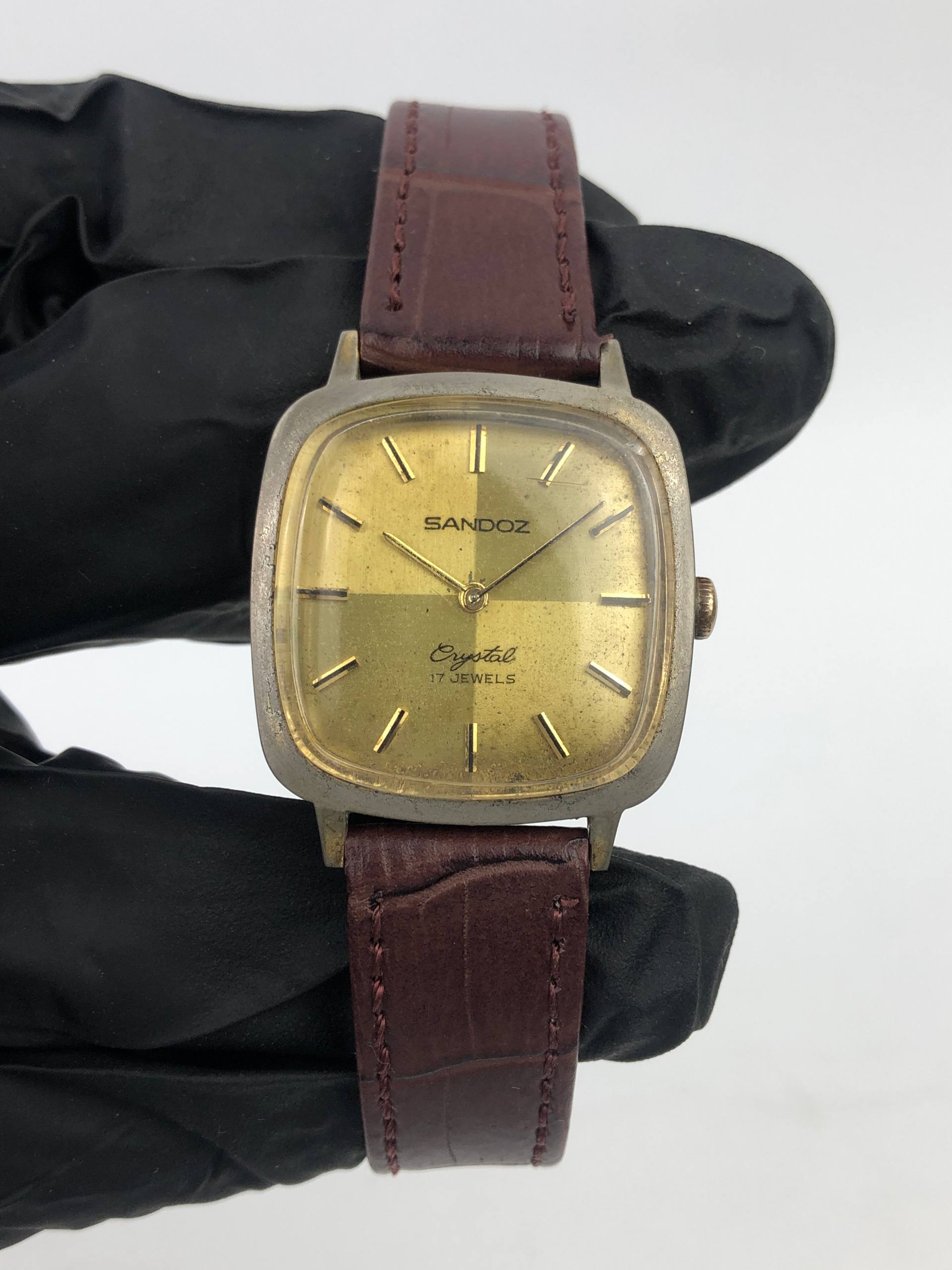 SANDOZ VINTAGE SWISSMADE MANUAL WINDING - Gambar 2
