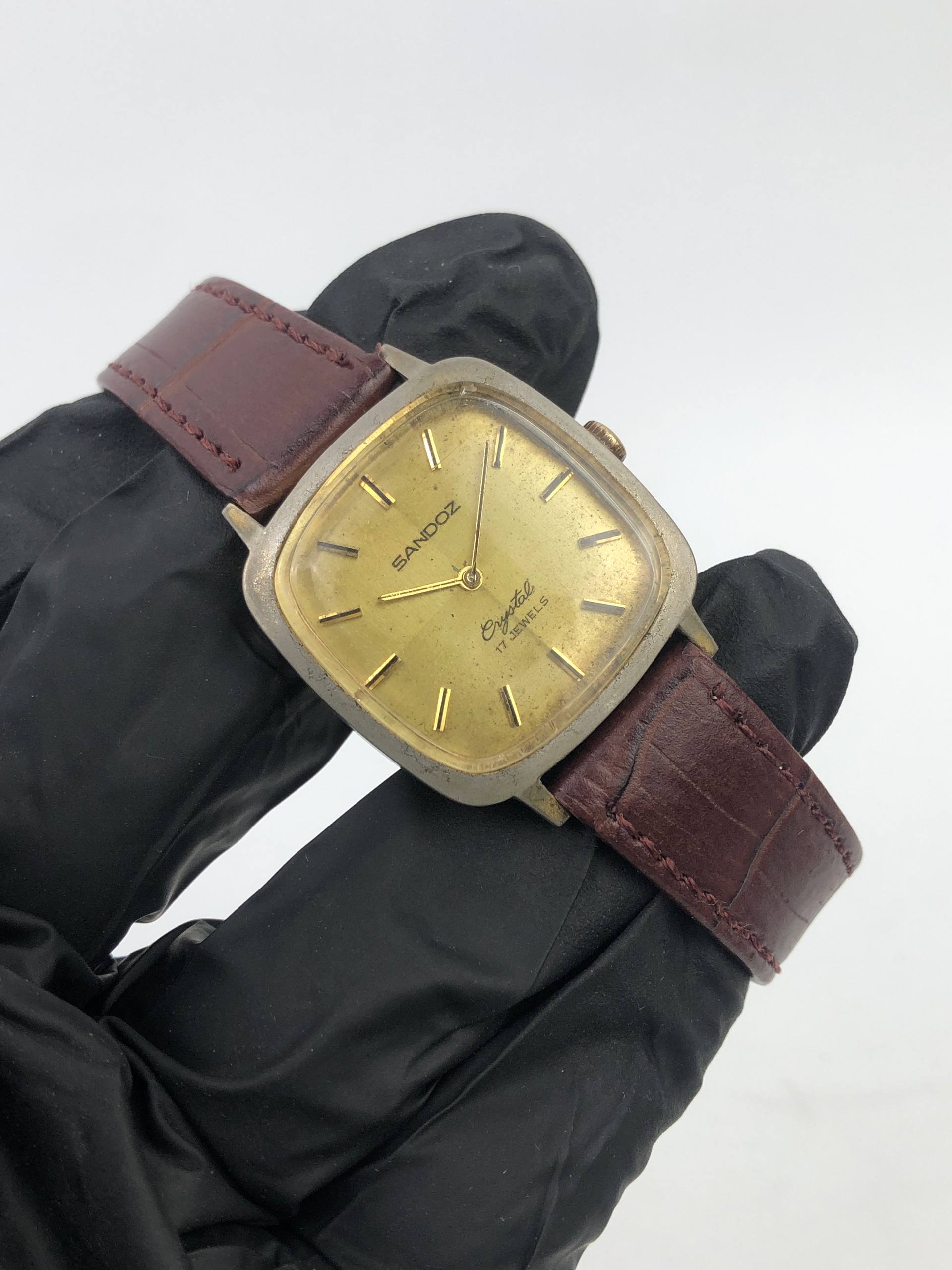 SANDOZ VINTAGE SWISSMADE MANUAL WINDING - Gambar 4