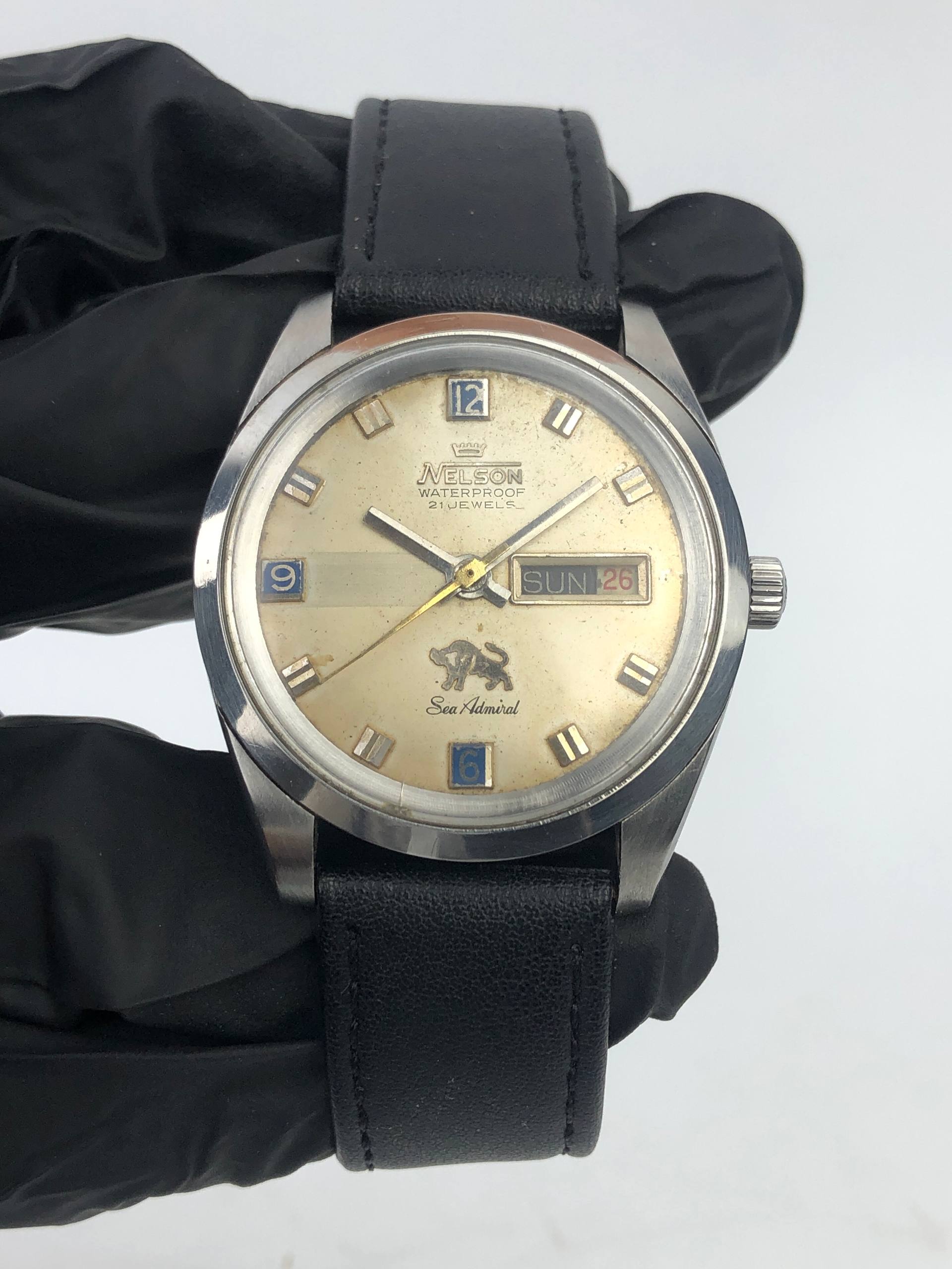 NELSON VINTAGE DAYDATE MANUAL WINDING - Gambar 2