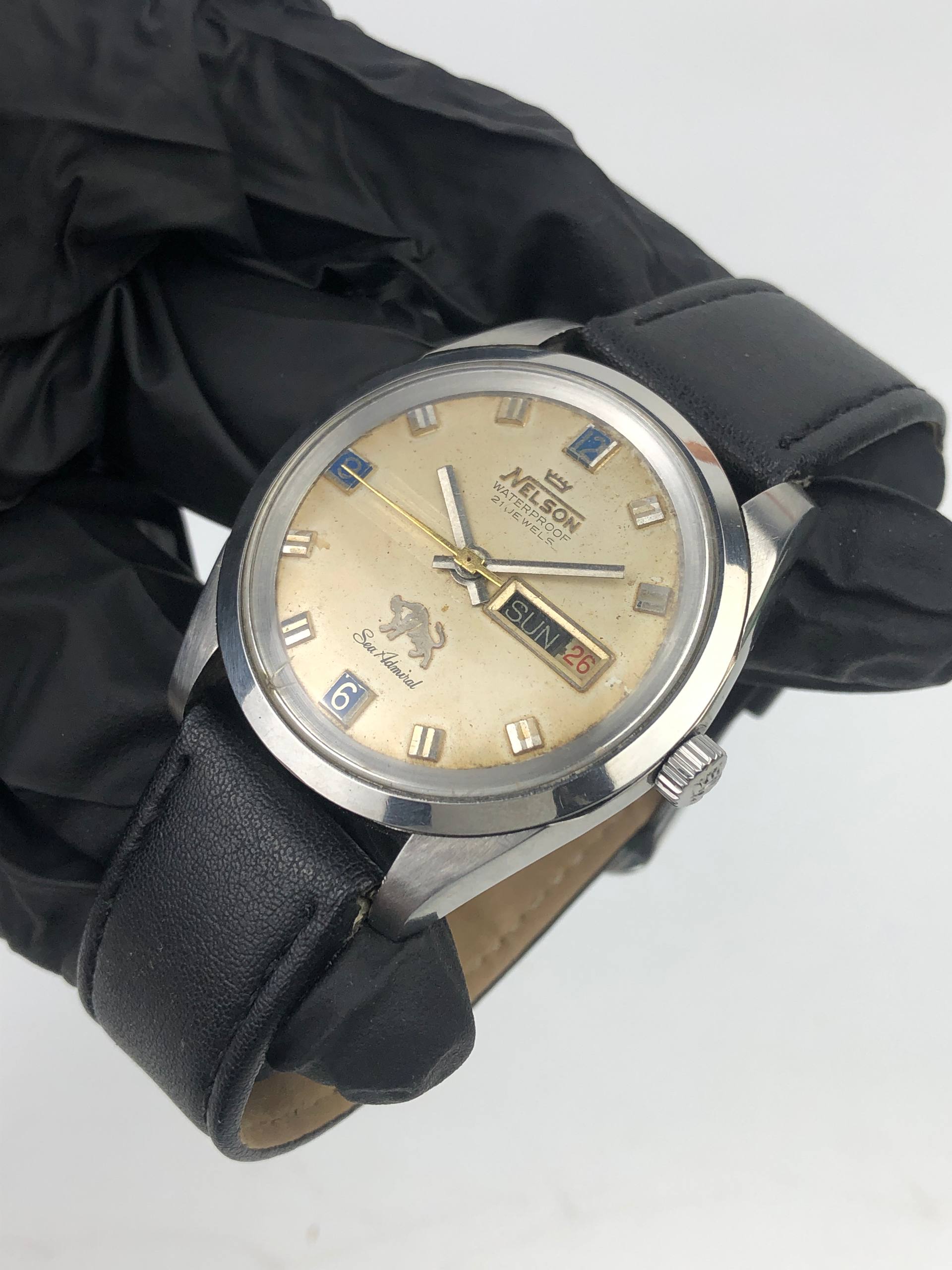 NELSON VINTAGE DAYDATE MANUAL WINDING - Gambar 3