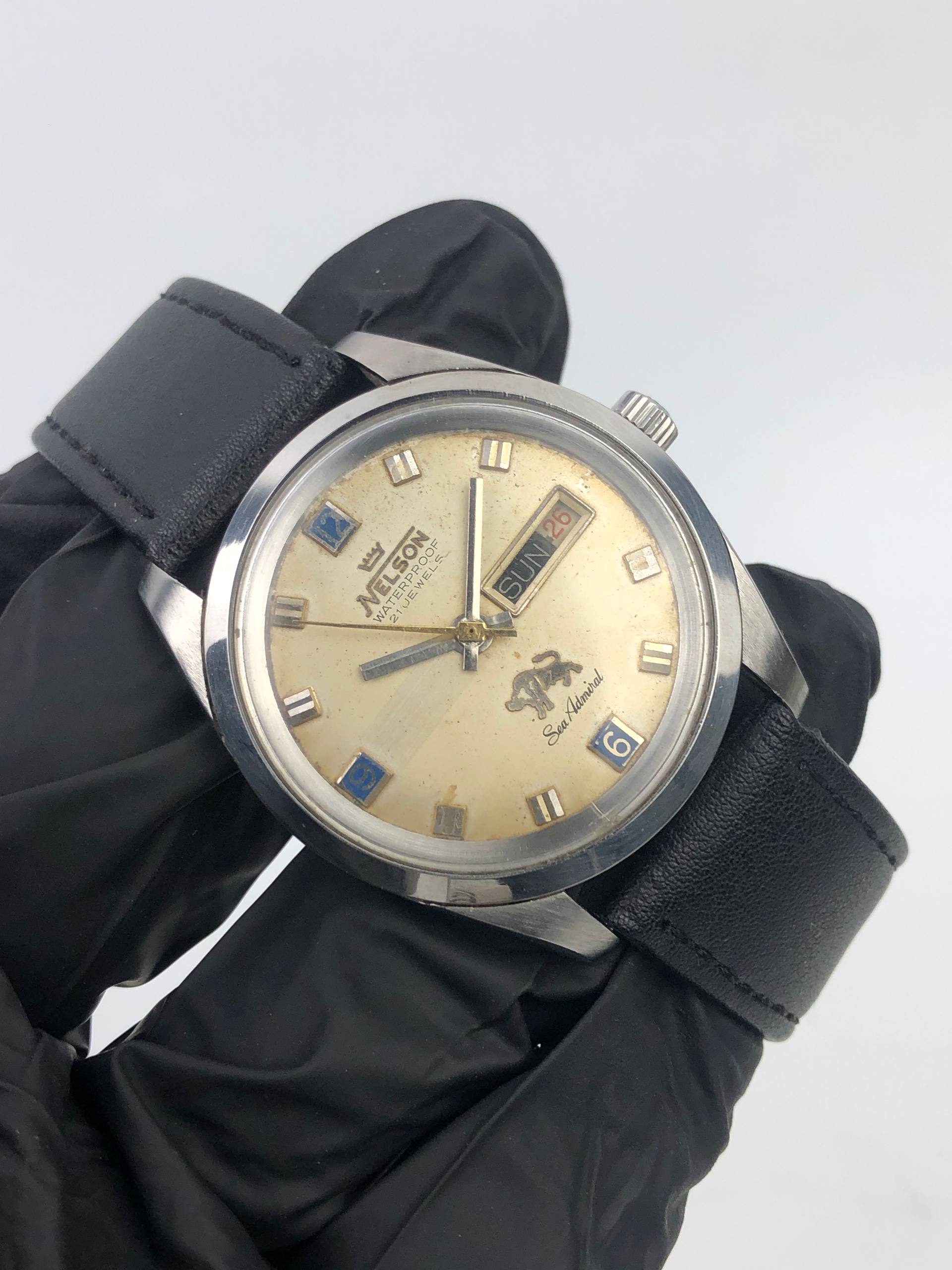 NELSON VINTAGE DAYDATE MANUAL WINDING - Gambar 4