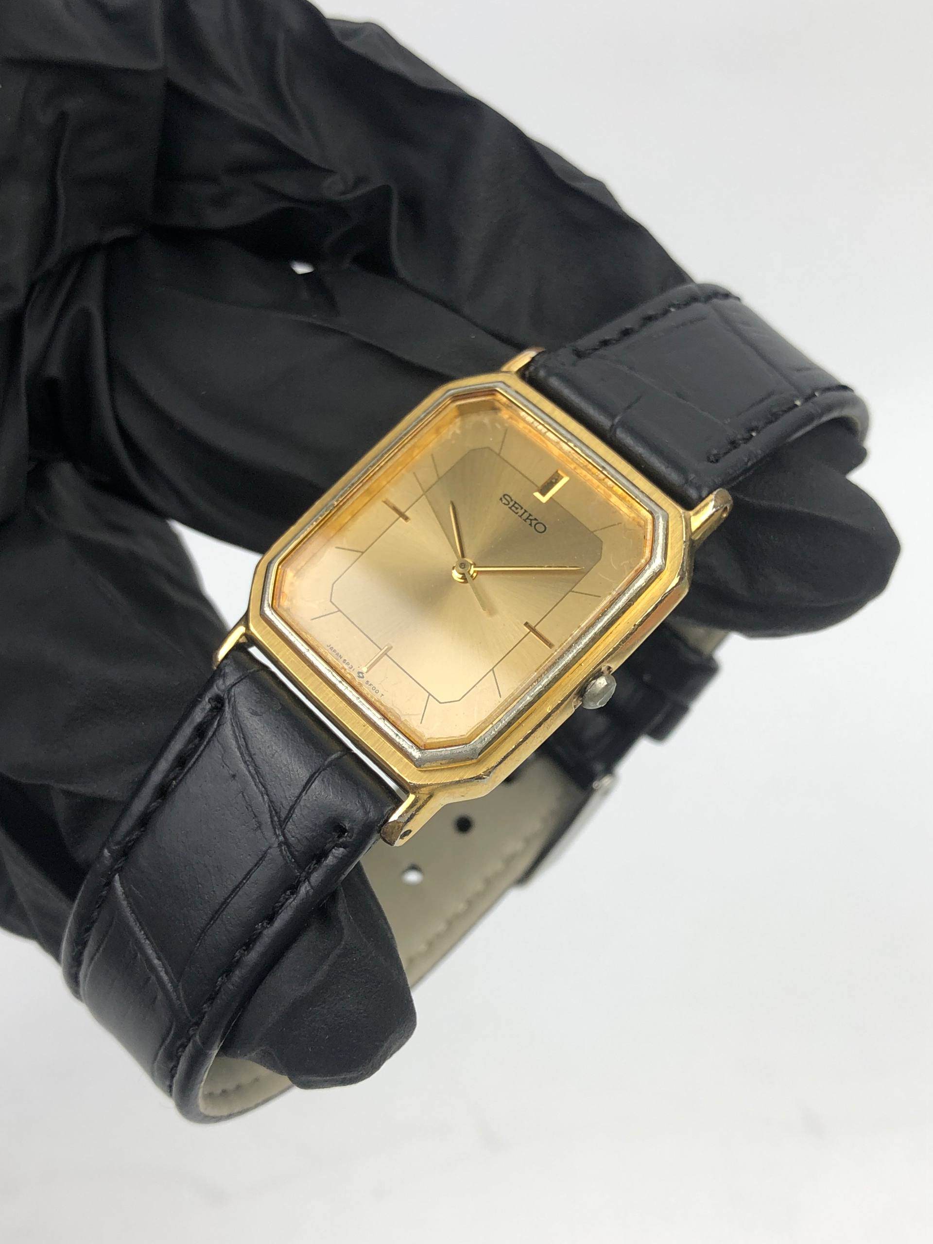 SEIKO 5P31 5D70 TANK MAN SIZE DRESSWATCH - Gambar 3