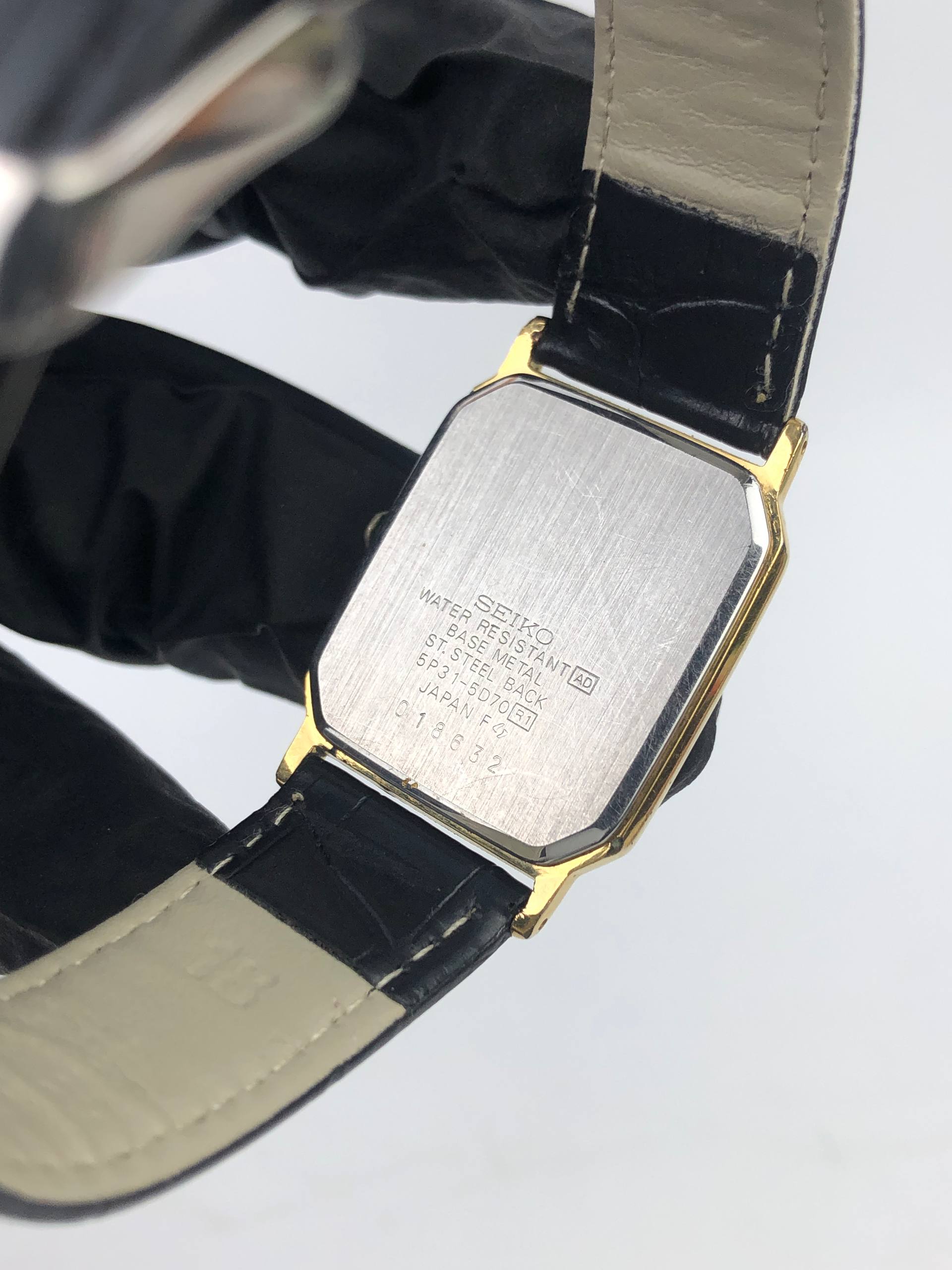 SEIKO 5P31 5D70 TANK MAN SIZE DRESSWATCH - Gambar 7