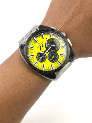 JACQUES LEMANS FORMULA 1 CHRONOGRAPH YELLOW DIAL ALL ORI