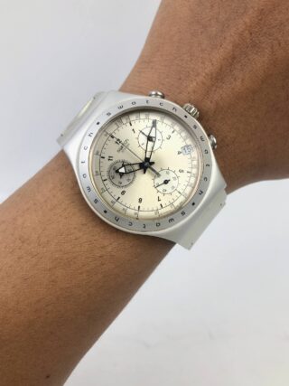 SWATCH IRONY FREEZING RAIN CHRONOGRAPH ALUMUNIUM ALL ORIGINAL