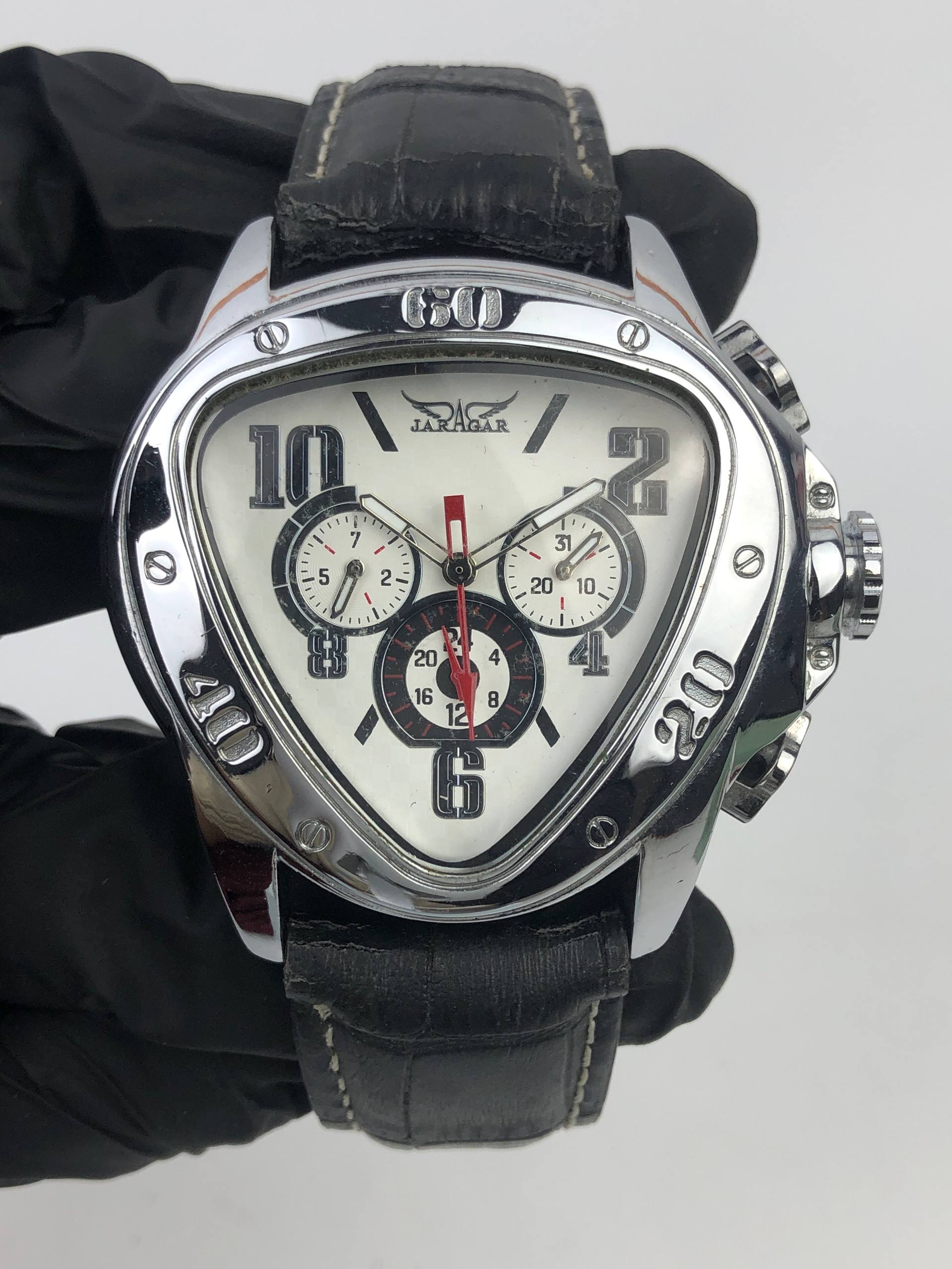 JARAGAR GEOMETRIC TRIANGLE MECHANICAL WATCH GMT951 - Gambar 2