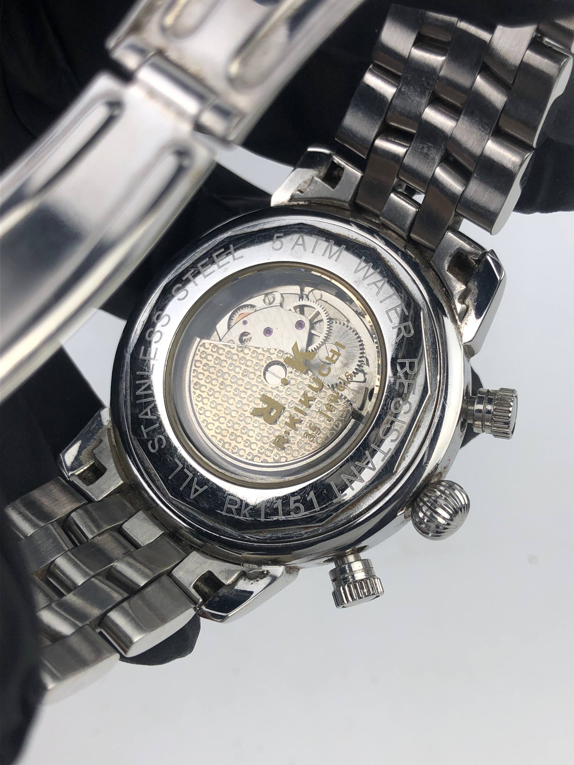 R KIKHUCHI AUTOMATIC CHRONOGRAPH SUB DIAL ORIGINAL - Gambar 8