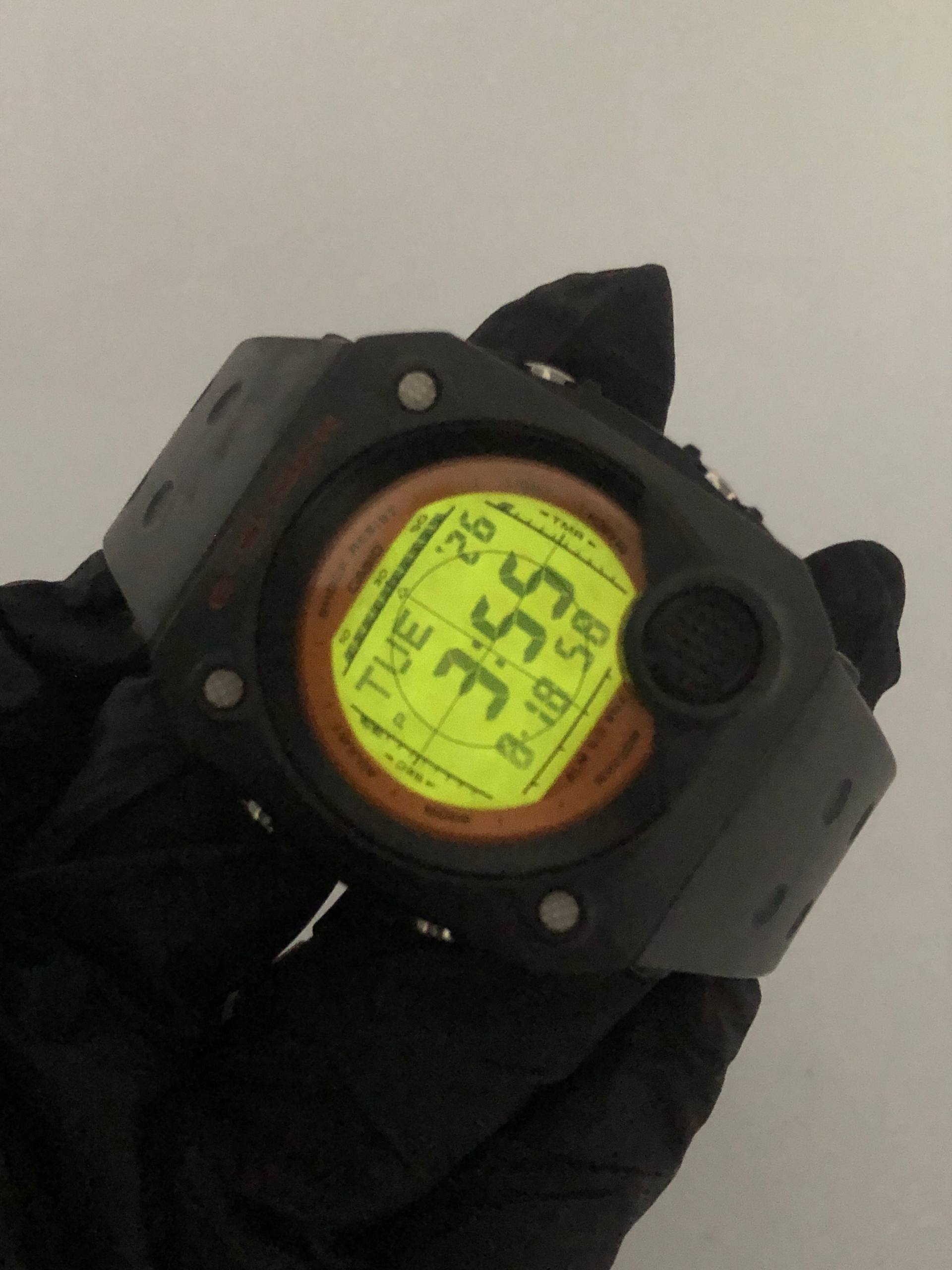 G SHOCK SNIPER G-8000B ORANGE DIAL ALL ORIGINAL - Gambar 5