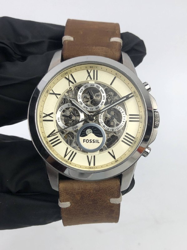 FOSSIL GRANT AUTOMATIC MOONPHASE SKELETON ORIGINAL - Gambar 4