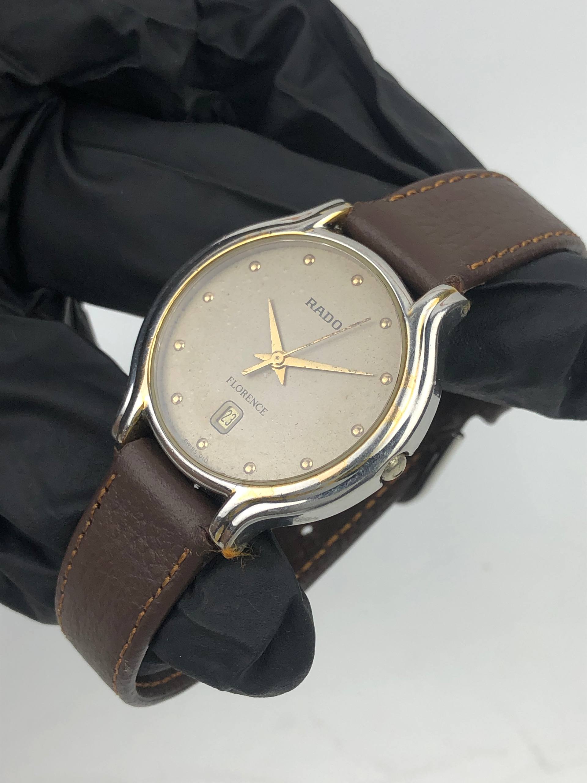 SWISSWATCH RADO FLORENCE QUARTZ VINTAGE AGED DIAL - Gambar 3