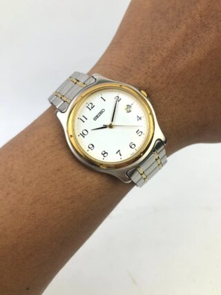 SEIKO 7N32-0150 NUMERIK TWOTONE QUARTZ ALL ORIGINAL