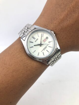 ALBA VINTAGE ANALOG QUARTZ DAYDATE V733