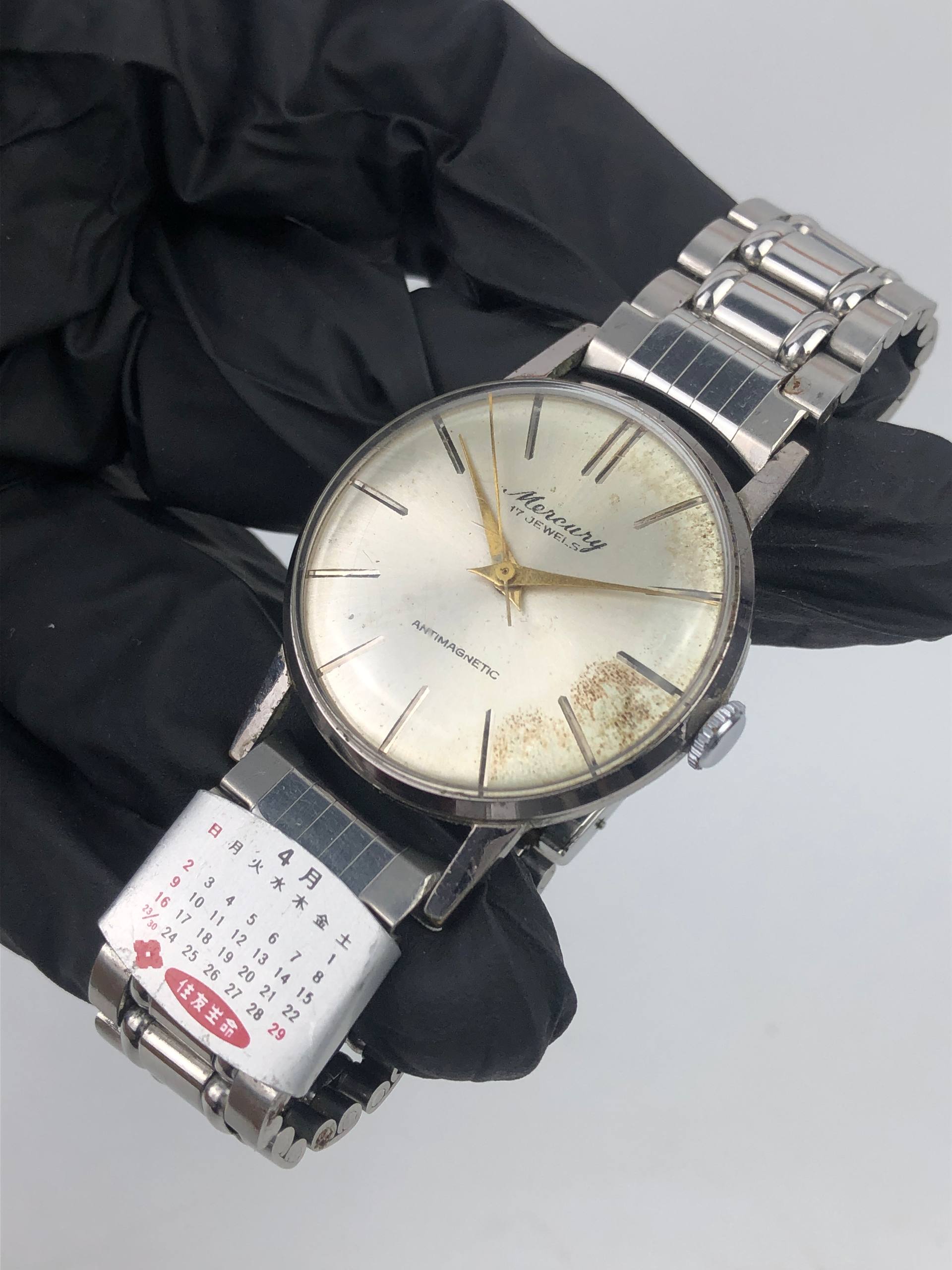 MERCURY VINTAGE 17 JEWELS KLASIK MANUAL WINDING - Gambar 3