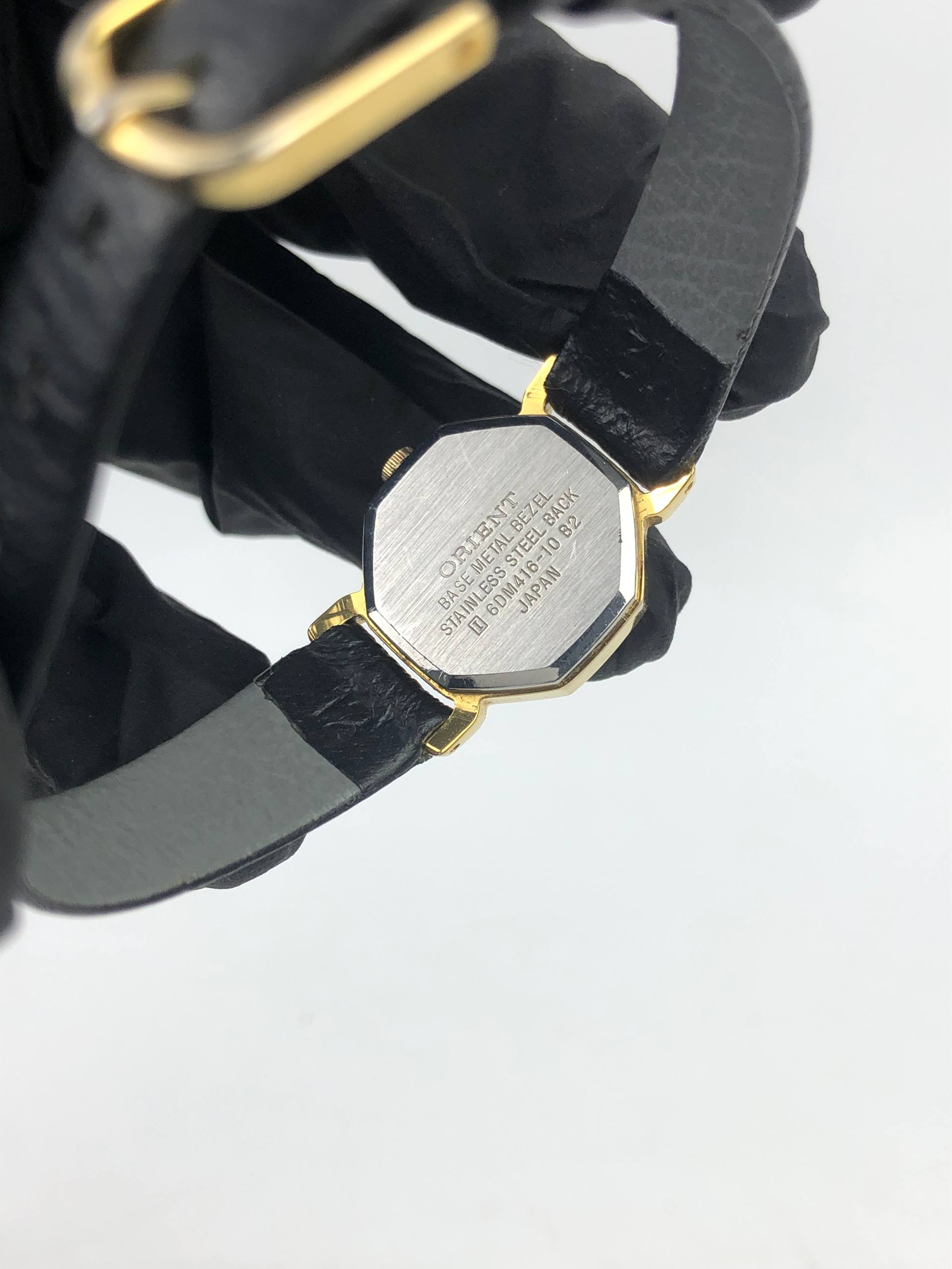 BEAUTIFUL ORIENT OCTAGON QUARTZ LADY GOLD CASE - Gambar 7