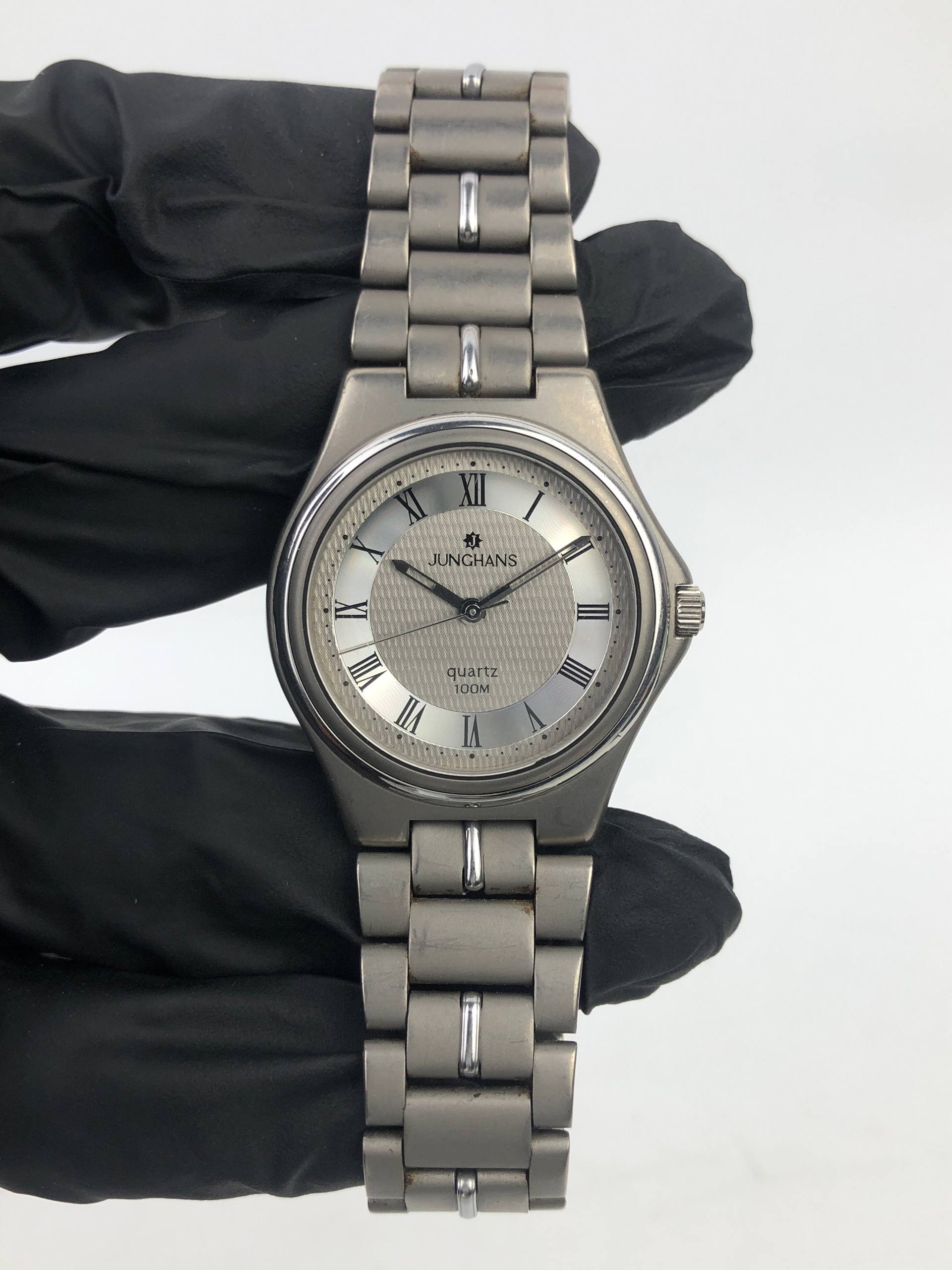 JUNGHANS QUARTZ FULL TITANIUM GREY ORIGINAL - Gambar 2