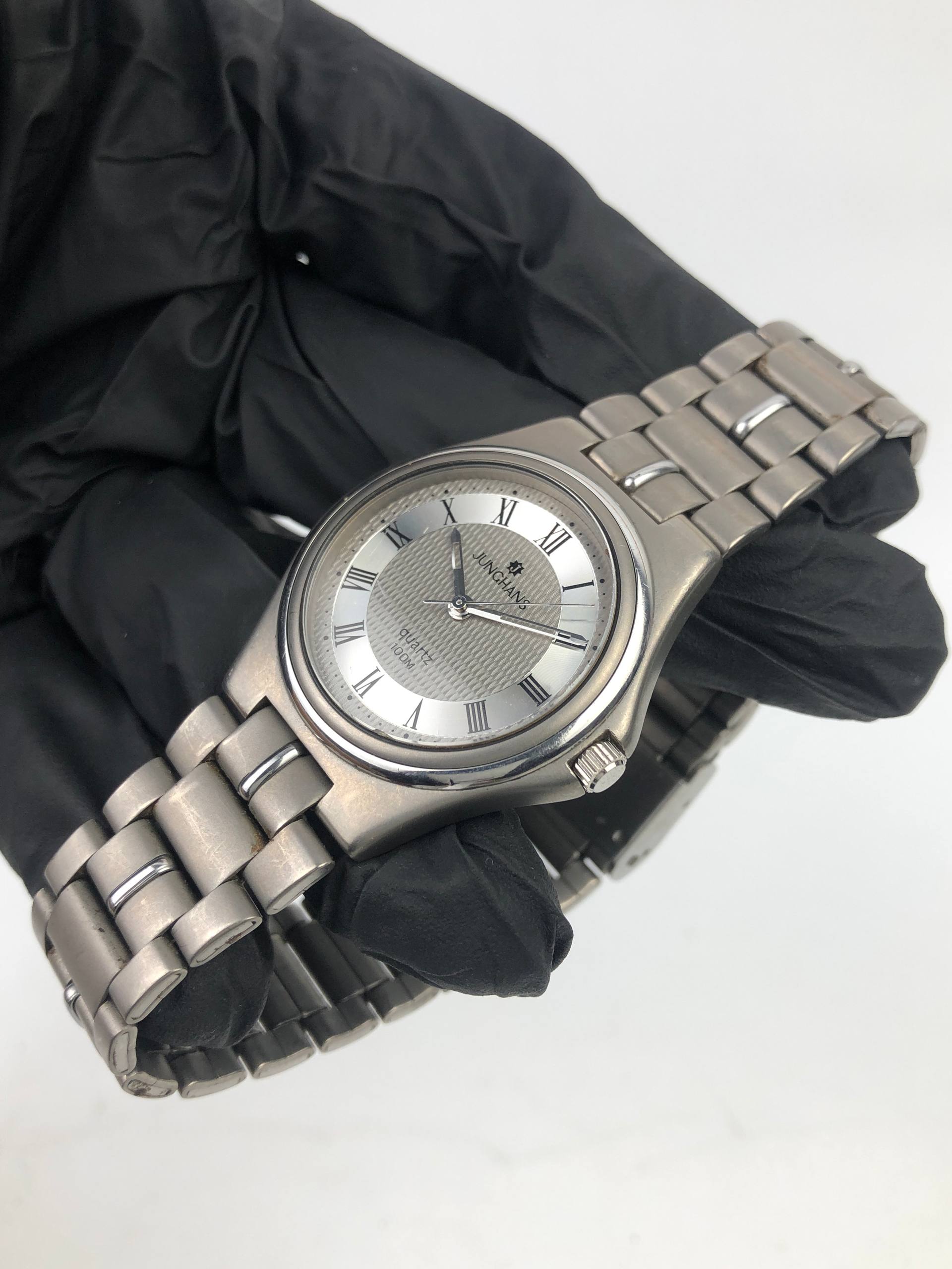 JUNGHANS QUARTZ FULL TITANIUM GREY ORIGINAL - Gambar 3