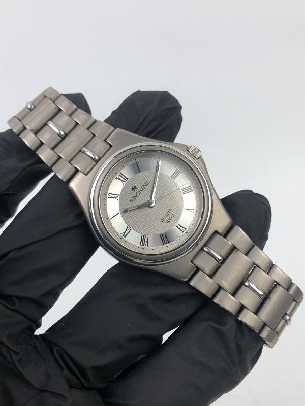 JUNGHANS QUARTZ FULL TITANIUM GREY ORIGINAL - Gambar 4