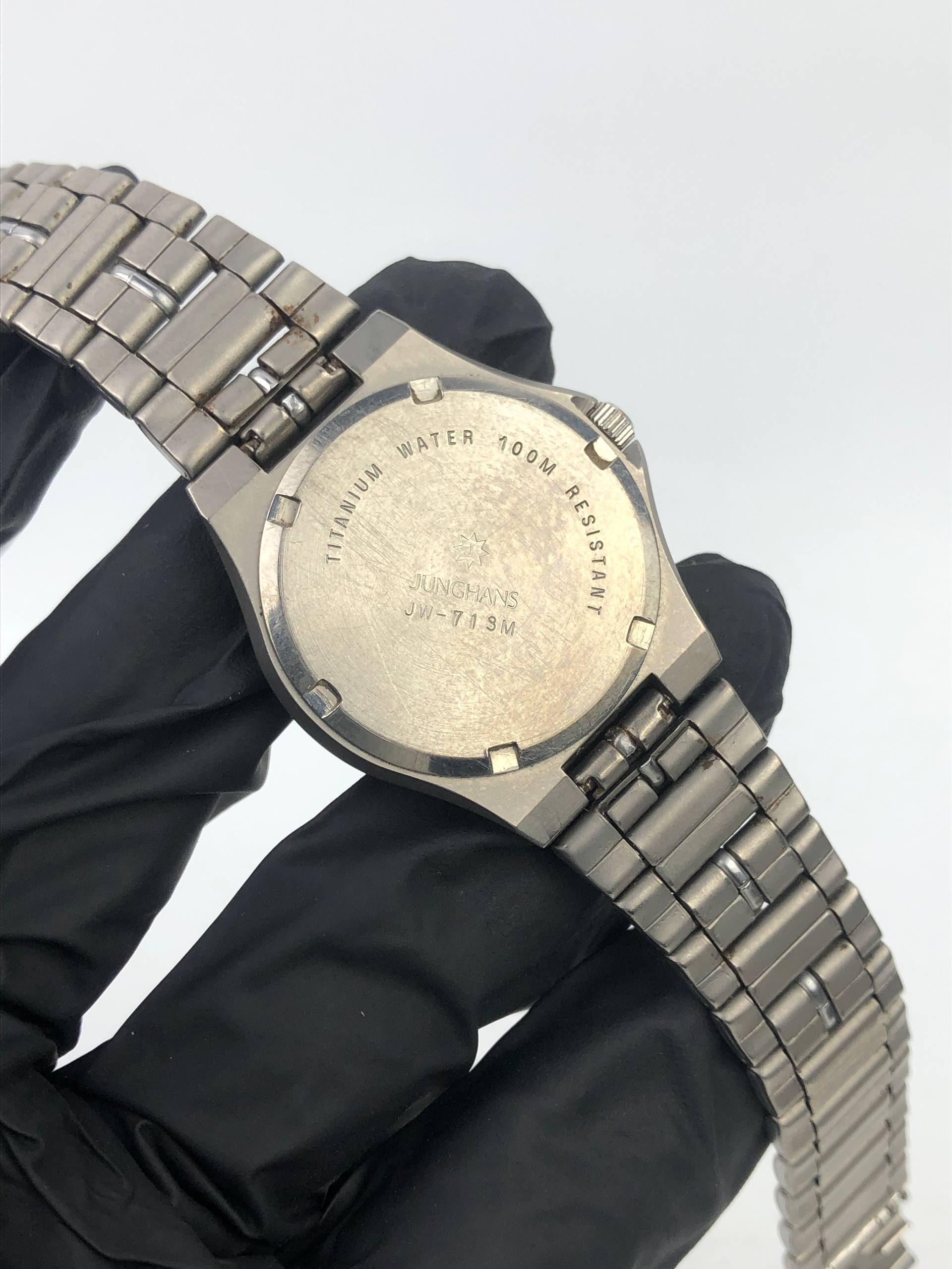 JUNGHANS QUARTZ FULL TITANIUM GREY ORIGINAL - Gambar 7