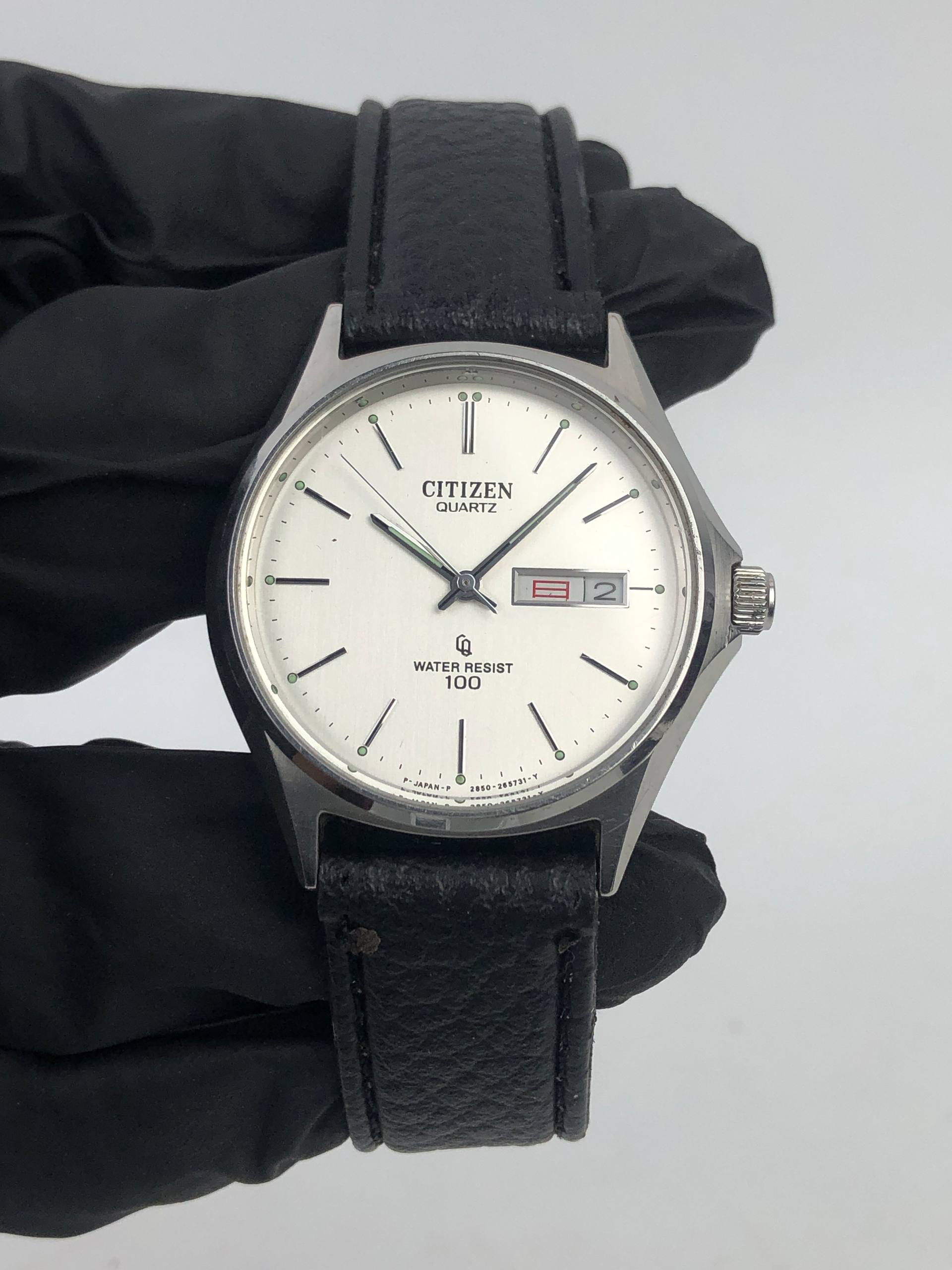 CITIZEN CRYSTON QUARTZ DAYDATE JAPAN - Gambar 2